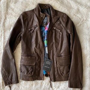 Lucky Brand Leather Moto Jacket-SOLD